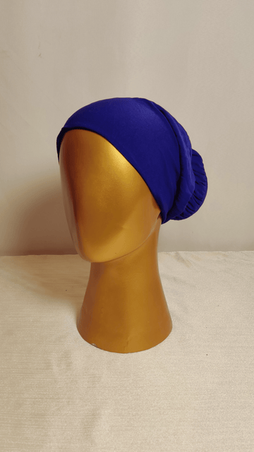 Bun Shape Cap - Blue